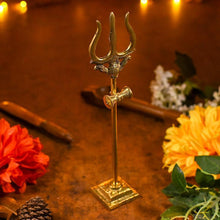 Load image into Gallery viewer, Divine Brass Trishul Showpiece
