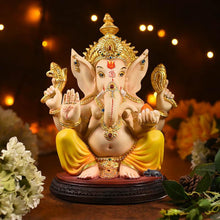 Load image into Gallery viewer, Lord Ganesha Idol On Oval Stand
