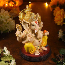 Load image into Gallery viewer, Lord Ganesha Idol On Oval Stand
