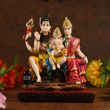 Load image into Gallery viewer, Divine Colorful Shiv Parivar Statue
