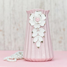 Load image into Gallery viewer, Pearl White Flower Vase
