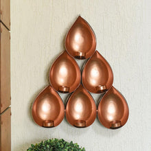 Load image into Gallery viewer, Elegant Wall Hanging T-Light Holder
