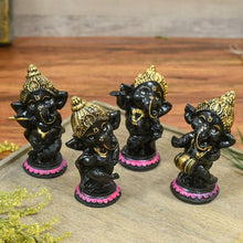 Load image into Gallery viewer, Dancing Lord Ganesha (Set of 4)
