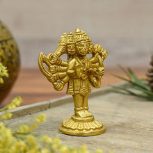 Load image into Gallery viewer, Brass Panchmukhi Hanuman
