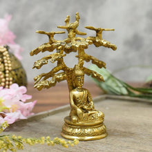 Load image into Gallery viewer, Meditating Buddha Under Bodhi Tree
