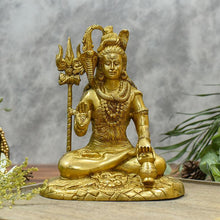 Load image into Gallery viewer, Meditating Lord Shiva Idol/Murti
