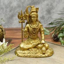 Load image into Gallery viewer, Meditating Lord Shiva Idol/Murti
