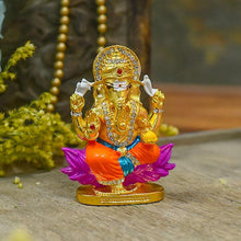 Load image into Gallery viewer, Exquisite Multicolour Ganesha Dashboard Idol
