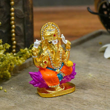 Load image into Gallery viewer, Exquisite Multicolour Ganesha Dashboard Idol

