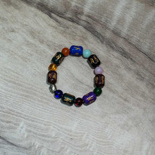 Load image into Gallery viewer, Multi Color Cylidrical Round Chinese Bracelet
