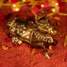 Load image into Gallery viewer, Agraj Brass Nandi Bull
