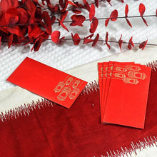 Load image into Gallery viewer, Red Shagun Envelope Set Of 4
