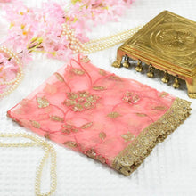 Load image into Gallery viewer, Beautiful Peach Chowki Cover
