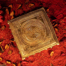 Load image into Gallery viewer, Antique Brass Pooja Chowki
