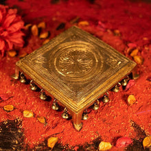 Load image into Gallery viewer, Antique Brass Pooja Chowki
