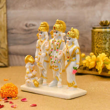 Load image into Gallery viewer, Reverential White &amp; Gold Ram-Darbar Idol
