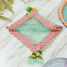 Load image into Gallery viewer, Mint &amp; Pink Thali Cover
