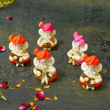 Load image into Gallery viewer, Musical Ganesha Showpiece Set of 5
