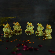 Load image into Gallery viewer, Ganesha Musical Influence Showpiece Set of 5
