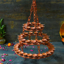 Load image into Gallery viewer, LED Traditional Diya Hanging Light

