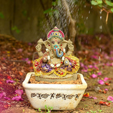 Load image into Gallery viewer, 9INCH Bejewelled Eco-Friendly Ganpati⎮Plant-A-Ganesha
