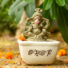 Load image into Gallery viewer, 6INCH Eco-Friendly Clay Ganpati⎮Plant-A-Ganesha
