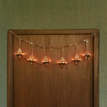 Load image into Gallery viewer, Bright Golden LED Door Bandhanwar Light
