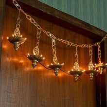 Load image into Gallery viewer, Bright Golden LED Door Bandhanwar Light
