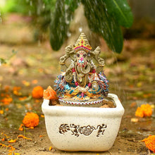 Load image into Gallery viewer, 6INCH Bejewelled Eco-Friendly Clay Ganesha⎮Plant-A-Ganesha

