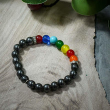 Load image into Gallery viewer, Natural Stone 7 Chakra Bracelet
