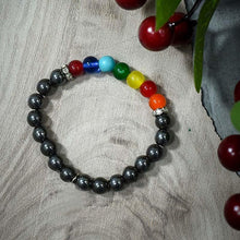 Load image into Gallery viewer, Natural Stone 7 Chakra Bracelet
