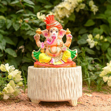 Load image into Gallery viewer, 8INCH Namasthetu Eco-Friendly Ganpati | Plant-A-Ganesha
