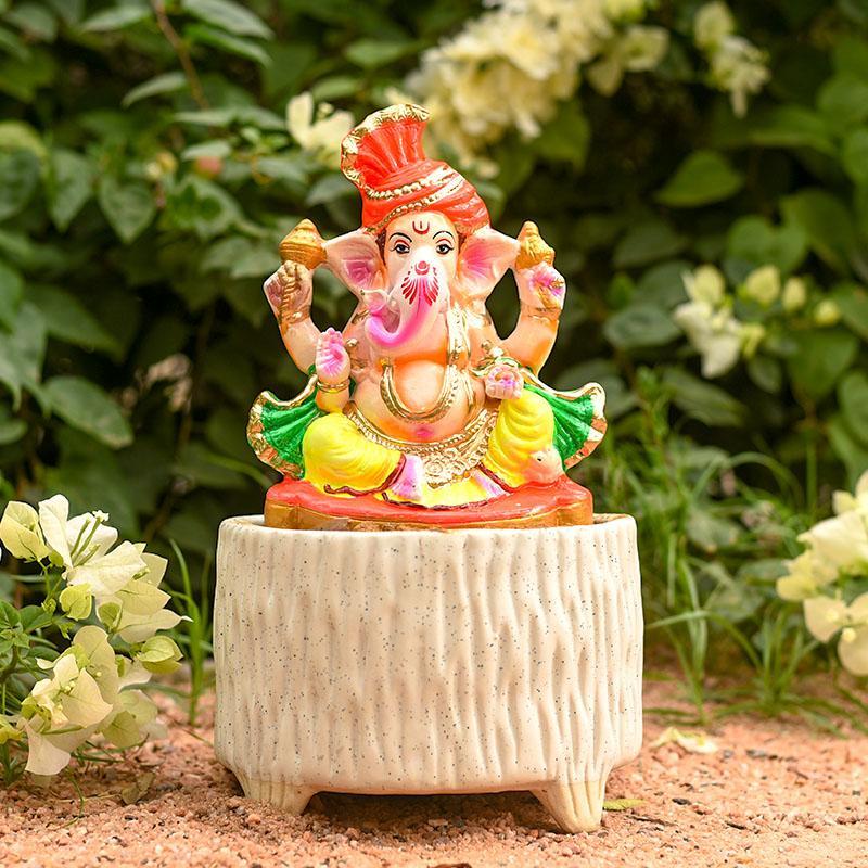 8INCH Namasthetu Eco-Friendly Ganpati | Plant-A-Ganesha