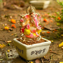 Load image into Gallery viewer, 8INCH Auspicious Decorated Eco-Friendly Ganpati⎮Plant-A-Ganesha
