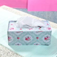 Load image into Gallery viewer, Floral Tin Napkin Holder
