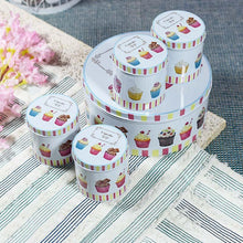 Load image into Gallery viewer, Flora Round Tin Case Set of 5

