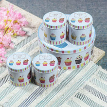 Load image into Gallery viewer, Flora Round Tin Case Set of 5
