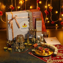 Load image into Gallery viewer, Majestic Gold Diwali Gift Box
