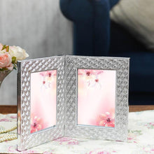 Load image into Gallery viewer, Silver Double Frame Photo Montage
