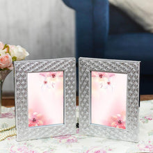 Load image into Gallery viewer, Silver Double Frame Photo Montage
