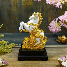 Load image into Gallery viewer, Gold Saddled Horse with Coins
