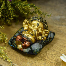 Load image into Gallery viewer, Cute Sleeping Ganesha On Cushion
