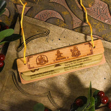 Load image into Gallery viewer, Vintage Handcrafted Palm Leaf Lingashtakam Scroll
