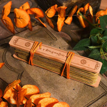 Load image into Gallery viewer, Vintage Handcrafted Palm Leaf Shrimad Bhagvad Gita Scroll
