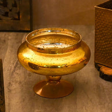 Load image into Gallery viewer, Honey Gold Foil Flower Vase
