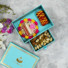 Load image into Gallery viewer, Mint Bhai Dooj / Tika Box with Dry Fruits
