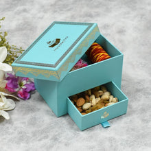 Load image into Gallery viewer, Mint Bhai Dooj / Tika Box with Dry Fruits
