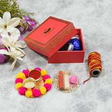 Load image into Gallery viewer, Rose Pink Bhai Dooj / Tika Petite Box with Chocolates
