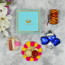 Load image into Gallery viewer, Mint Bhai Dooj / Tika Petite Box with Chocolates
