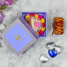 Load image into Gallery viewer, Lavender Bhai Dooj / Tika Petite Box with Chocolates
